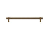 Brass Knurled Cabinet Handle Art Retro Antique Industrial Drawer Pull