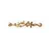Brass Vine-Shaped Cabinet Handles Decorative Kitchen Cabinet Pulls