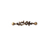 Brass Vine-Shaped Cabinet Handles Decorative Kitchen Cabinet Pulls
