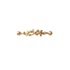Brass Vine-Shaped Cabinet Handles Decorative Kitchen Cabinet Pulls