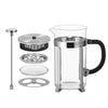 Brewer Coffee and Tea Infuser with Stainless Steel Filter Glass Kettle