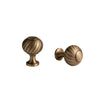 Brushed Antique Brass Shell Handles  Luxury Kitchen Cabinet Pulls