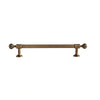 Brushed Antique Brass Shell Handles  Luxury Kitchen Cabinet Pulls