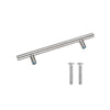 Brushed Stainless Steel Cabinet Handles Kitchen Furniture Drawer Pulls