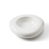 Ceramic Insulation Plate White Irregular Cold Dish Plate for Cuisine