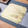 Chinese Style Square Dishcloth Lotus Table Mat Napkins For Plate