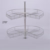 Circular Storage Organizer Rotating Space Saving Solution Rack