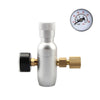 Co2 Charger Kit 0-60PSI Co2 Regulator Mini Keg Charger with Ball Lock