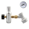 Co2 Charger Kit 0-60PSI Co2 Regulator Mini Keg Charger with Ball Lock