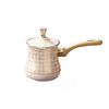 Coffee Pot Stainless Steel Coffee Maker with Long Wooden Handle