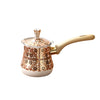 Coffee Pot Stainless Steel Coffee Maker with Long Wooden Handle