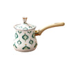 Coffee Pot Stainless Steel Coffee Maker with Long Wooden Handle