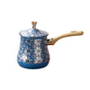 Coffee Pot Stainless Steel Coffee Maker with Long Wooden Handle