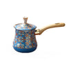 Coffee Pot Stainless Steel Coffee Maker with Long Wooden Handle