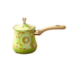 Coffee Pot Stainless Steel Coffee Maker with Long Wooden Handle