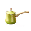 Coffee Pot Stainless Steel Coffee Maker with Long Wooden Handle