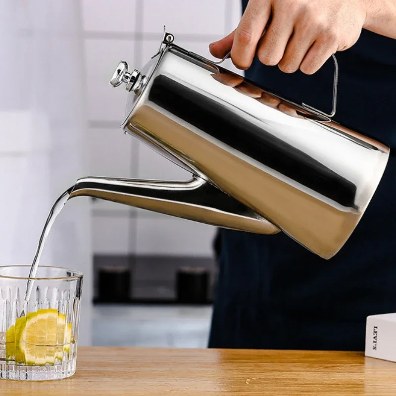 Cold Kettle Tea Set Long Mouth Soup Kettle Stainless Steel Teapot ...