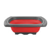 Collapsible Colander with Extendable Handles Over-the-Sink Strainer