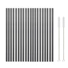 Colorful Stainless Steel Straw Eco-friendly Reusable Bent Straws Set