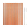 Colorful Stainless Steel Straw Eco-friendly Reusable Bent Straws Set