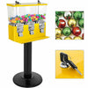 Commercial Triple Candy Gumball Vending Machine Dispenser With Keys