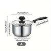 Cooking Pot Saucepan Frying Pan With Thick Bottom With Glass Lid