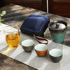 Travel Portable Ceramic Teapot Quick Cup Car Office Outdoor Tea Pot