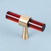 Crystal Cabinet Drawer Handle and Door Knob Small T Bar Handle