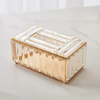 Crystal Tissue Box Nordic Gold Diamond Napkin Holder Table Décor