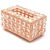 Crystal Tissue Box Nordic Gold Diamond Napkin Holder Table Décor