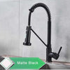 Deck Mounted Mixer Tap 360 Degree Rotation Sprayer Hot Cold Tap