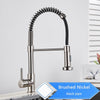 Deck Mounted Mixer Tap 360 Degree Rotation Sprayer Hot Cold Tap