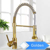 Deck Mounted Mixer Tap 360 Degree Rotation Sprayer Hot Cold Tap