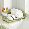 Detachable Sink Dish Drainer Countertop Organizer with Utensil Holder
