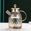 Diamond Type Glass Water Kettle Creative Glass Kettle Bottle