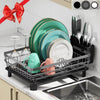 Dish Rack Dish Drying for Kitchen Counter Dish Drainer with Drainboard