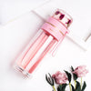 Double-Layer Glass Water Bottles Tea Infuser Bottle Tea Separation Mug
