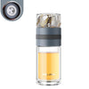 Double Wall Tea Glass Bottle Water Bottles With Tea Infuser Tumbler