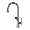 Dual-Spout Water Filter Kitchen Faucet Brass Pull-Out Sink Mixer Tap