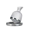 Decorative Crystal Glass 360° Rotating Decanter Wine Beverage Dispenser