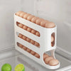 Egg Storage Box Automatic Scrolling Egg Holder Egg Storage Rack