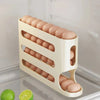 Egg Storage Box Automatic Scrolling Egg Holder Egg Storage Rack