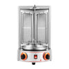Electric 360° Rotating Shawarma Grill Machine 2-Burner Stainless Steel