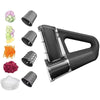 Electric Cheese Grater Salad Maker Portable Rotary Slicer and Shredder