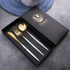 Elegant Stainless Steel 3pcs Silverware Dinnerware Utensil Set