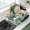 Expandable Dish Drying Rack Kitchen Counter Dish Cutlery Drainer