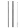 Extra Wide Straw Reusable Stainless Steel Drinking Straw Metal Straw