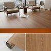 Faux Wood Grain Self-Adhesive Floor Stickers Waterproof Floor Wallpaper