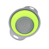 Folding Silicone Vegetable Strainer Collapsible Silicone Colander