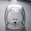 Glass Mugs Double Wall Glass Mug Bear Animal Double Layer Glass Mug